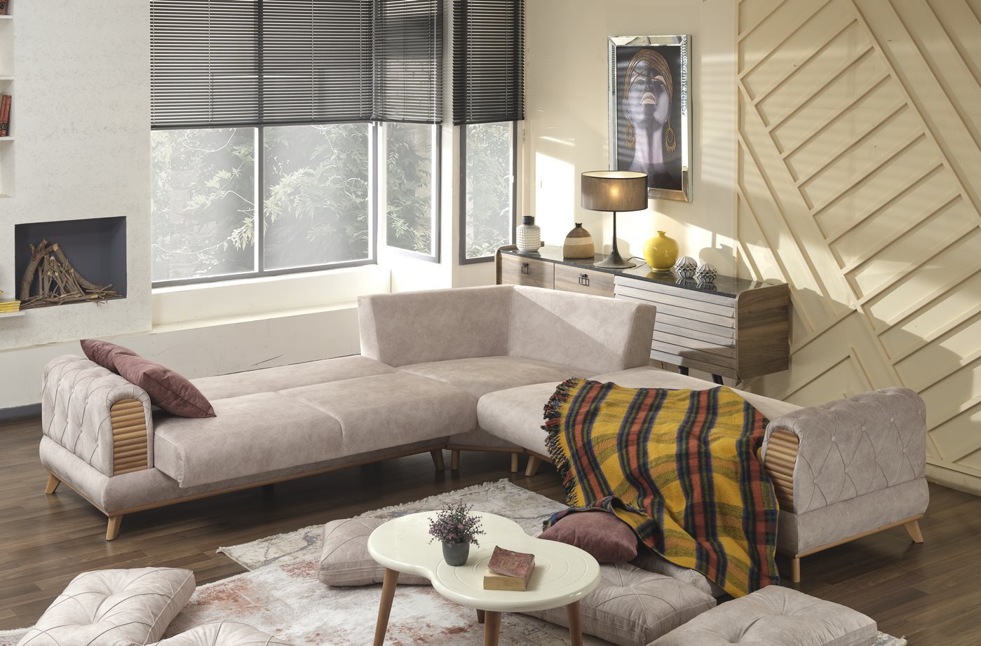 Almira Köşe Takımı - HM Life Koltuk